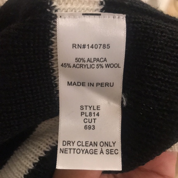 Brochu Walker one size alpaca sweater - Picture 4 of 6